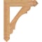 Ekena Millwork Olympic Arts & Crafts Smooth Bracket, Western Red Cedar, 3 1/2"W x 20"D x 24"H BKT04X20X24OLY03SWR - alternate 2